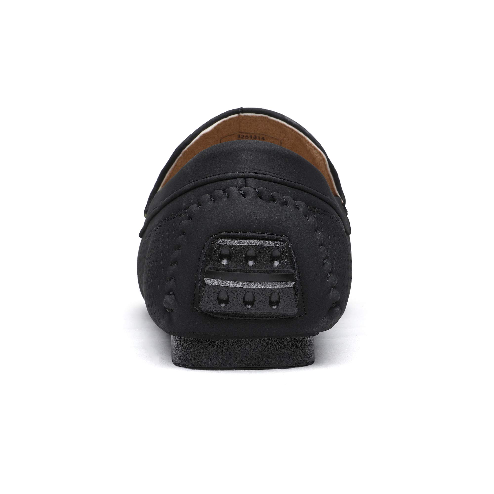 Bruno Marc Herren Klassische Mokassins Flache Slipper Slip on Penny Loafer Weich Comfort Schuhe Bootsschuhe,Size 42,Schwarz,3251314 6