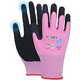 HPHST Work Gloves for Women, Eco Friendly Safety Work Gloves with Breathable Rubber Coated, Smart Touch,3 Pairs