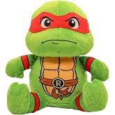 Official Teenage Mutant Ninja Turtles, Raphael Squeaky Plush Dog Toy Gift | Official TMNT Merchandise | Raphael Turtle Dog Toy with Built-in Squeaker | Plush Fetch &amp; Play Toy for Pets | Novelty Gift