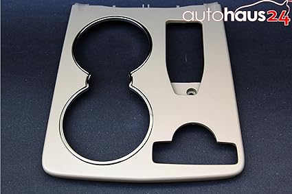 MERCEDES-BENZ W204 C-CLASS CENTER CONSOLE CUP HOLDER TRIM COVER GENUINE GRAY OEM