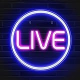 Lumoonosity LIVE Neon Signs - LED Live On Air Neon