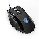 Anker 8200 DPI High Precision Programmable Laser Gaming Mouse for PC, 9 Programmable Buttons, Weight Tuning Cartridges, Omron Micro