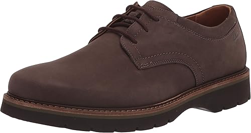 clarks plain toe oxford