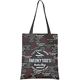 VAMSII Demon Barber Theater Tote Bag Musical Inspired Gift Sondheim Fans Gift