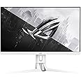 ASUS ROG Strix XG27AQ-W 27” 1440P HDR Gaming Monitor - White, QHD (2560 x 1440), Fast IPS, 170Hz, 1ms, Extreme Low Motion Blur Sync, G-SYNC Compatible, Eye Care, HDMI, DisplayPort, USB, DisplayHDR400