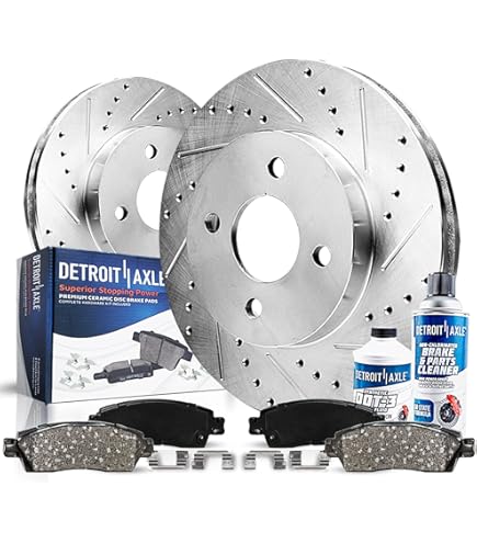 Bremsen & Rotoren Kit Vorne – Keramik-Beläge & Gebohrte Rotoren | Komplettset Für Volle Bremsleistung