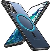 Hensinple Magnetic for Samsung Galaxy S20 Case,S20 Case,Compatible with Magsafe,Shockproof Rugged Military-Grade Protection Translucent Matte Back Cover Phone Case for Galaxy S20(Matte Black)