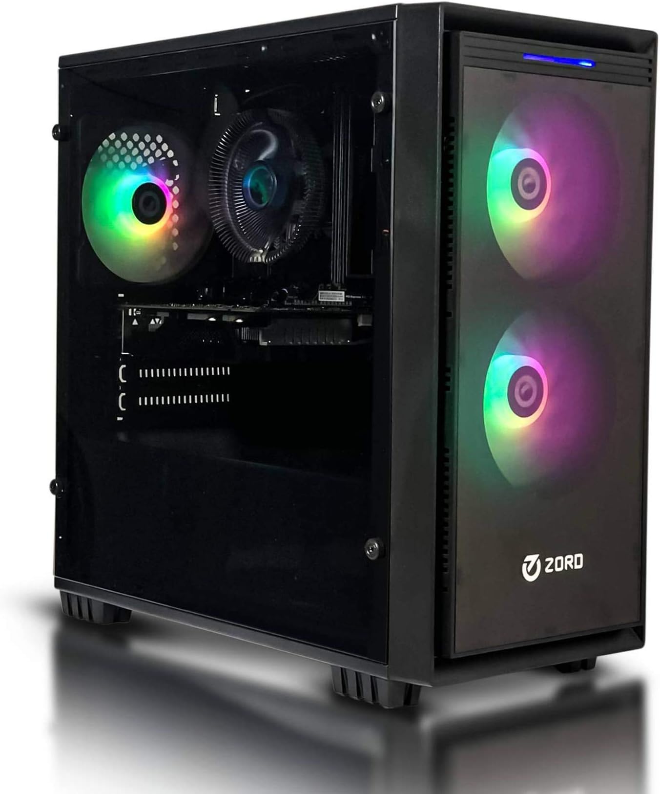 ZORD OTRIX1 GAMING PC WITH RYZEN 3100 PROCESSOR, black, small price in