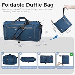 Fmeida 65L Duffle Bag with Shoes