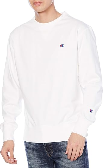 Amazon チャンピオン スウェット 軽量 ワンポイントロゴ クールネックスウェットシャツ メンズ スポーツ C3 Ls050 トレーナー パーカー 通販
