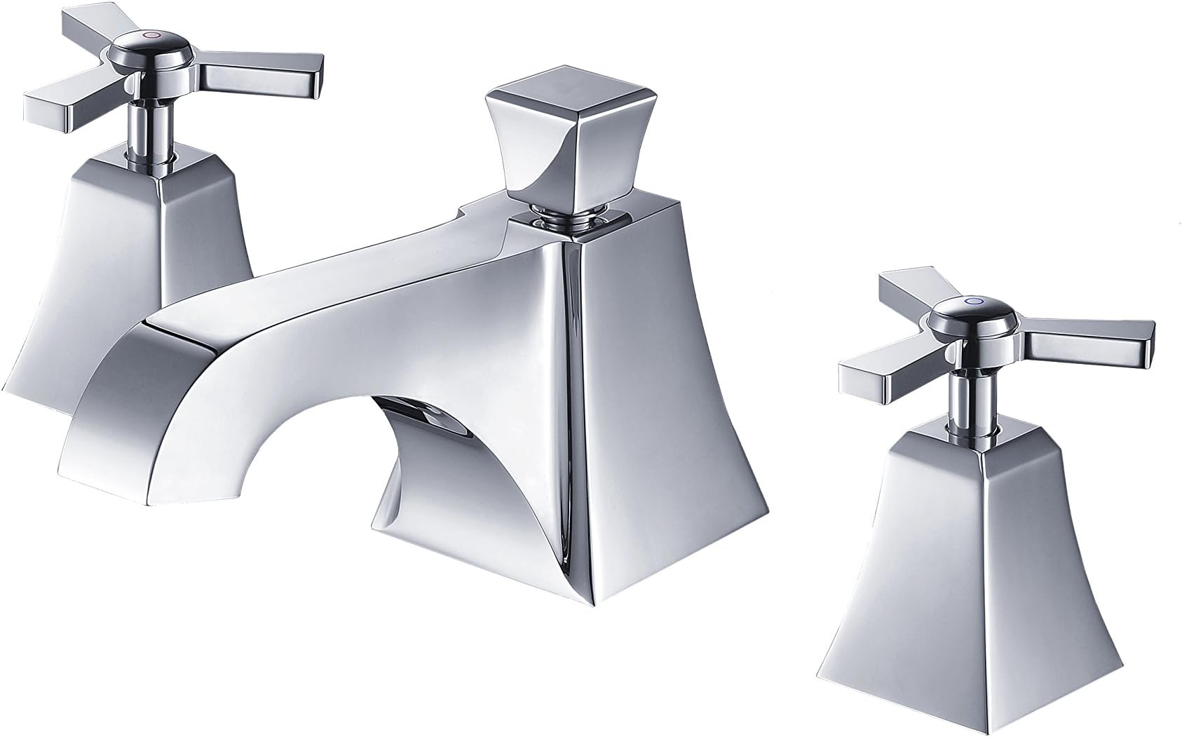 Isenberg R1005CP Rhein Three Hole Widespread Lavatory Faucet, Chrome