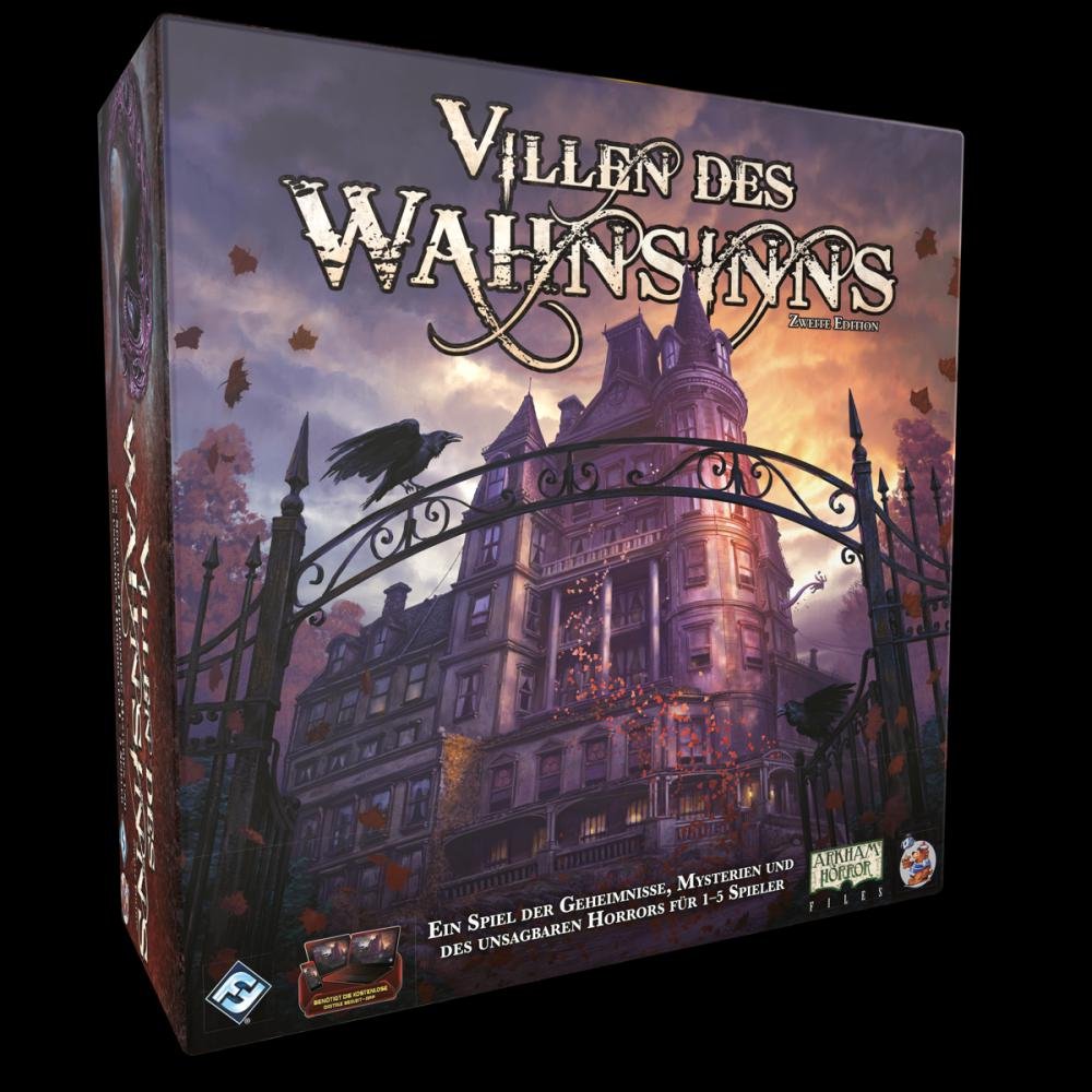 Asmodee | Fantasy Flight Games | Villas of Madness 2nd Edition | Basic Game | Expert Game | Dungeon Crawler | 1-5 Players | From 14+ Years | 120+ Minutes | German
