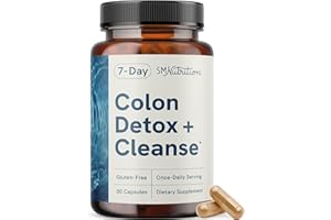 SMNUTRITION 7 Day Colon Cleanse & Detox | Supports Bloating Relief & Occasional Constipation | Fast Acting 7 Day Detox Cleanse for Women and Men with Probiotics for Gut Health & Regularity | Gluten-Free | 30Ct.