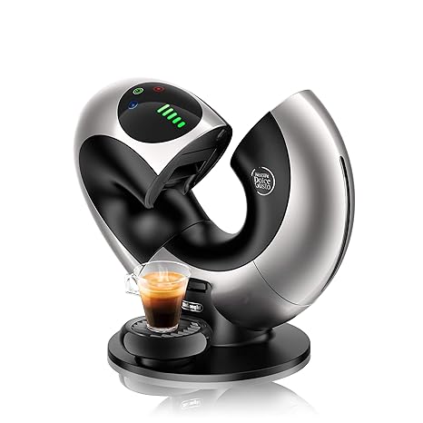 De’Longhi EDG 736.S | NESCAFÉ Dolce Gusto Eclipse | Kapsel Kaffeemaschine | Für heiße und kalte Getränke | 15 bar Pumpendruck