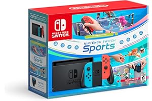 Nintendo Switch with Switch Sports + Leg Strap Bundle - Nintendo Switch Sports Bundle Edition