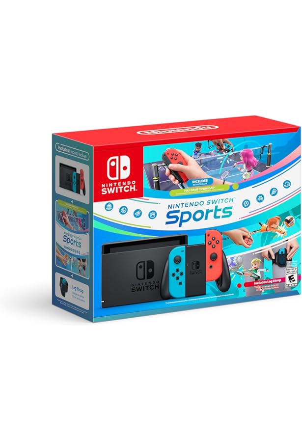 Nintendo Switch with Neon Blue and Neon Red Joy‑Con™ : Amazon.ca