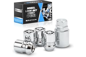 FOMIUZY Wheel Lock Lug Nut Set M12 x 1.25 Anti Theft Fit Altima 350Z Frontier Pathfinder Murano Rogue Versa Subaru Crosstrek 