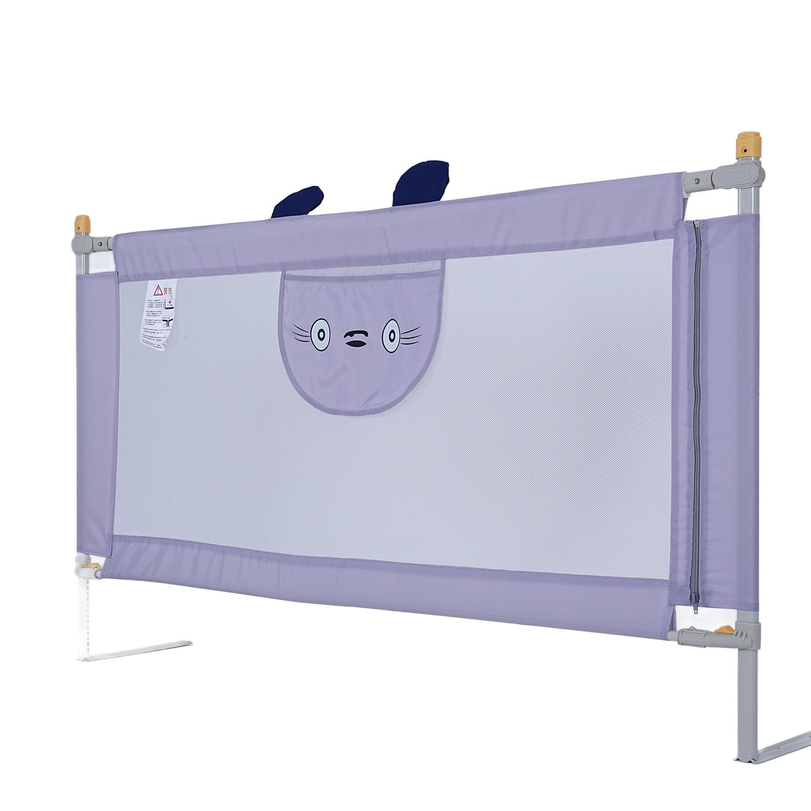 Ejoyous Bed Guard, Bed Rail for Toddlers Kids Guard Safety Rail for King Super King Bed Small Double Bed Baby Rail, Portable Travel Child Bed Rail for Toddler Baby and Children (1.5m)