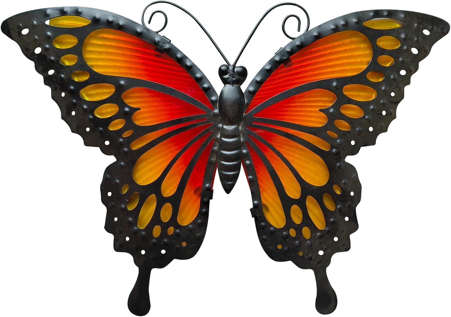 Plaques & Wall Art - LIFFY Butterfly Wall Decor Butterfly Garden Ornaments Outdoor Indoor Metal Wall Art Decor Home Decorative Hanging Decorations for Room Yard Fence