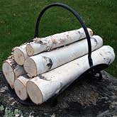 Wilson Decorative White Birch Logs, Natural Bark Wood Home D&eacute;cor - 15.5-17.5" in Length 1.5"-4" Dia. (Set of 6)