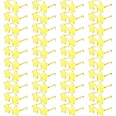 Fabbay 100 Pairs Star Shaped Rimless Sunglasses Transparent Star Glasses Candy Color Star Pentagram Glasses