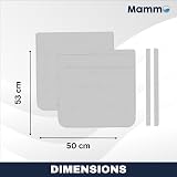 MAMMO Letter Box Catcher White 53x50cm Universal Easy Install No Tools view 2