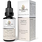 Gaia Body Care 5% Bakuchiol Oil Organic - Anti Aging, Anti Wrinkle, Reduces Fine Lines, Smooths Skin, Hydrates - Botanical Vegan - Natural Retinol Alternative Facial Oil (1oz, Unscented)