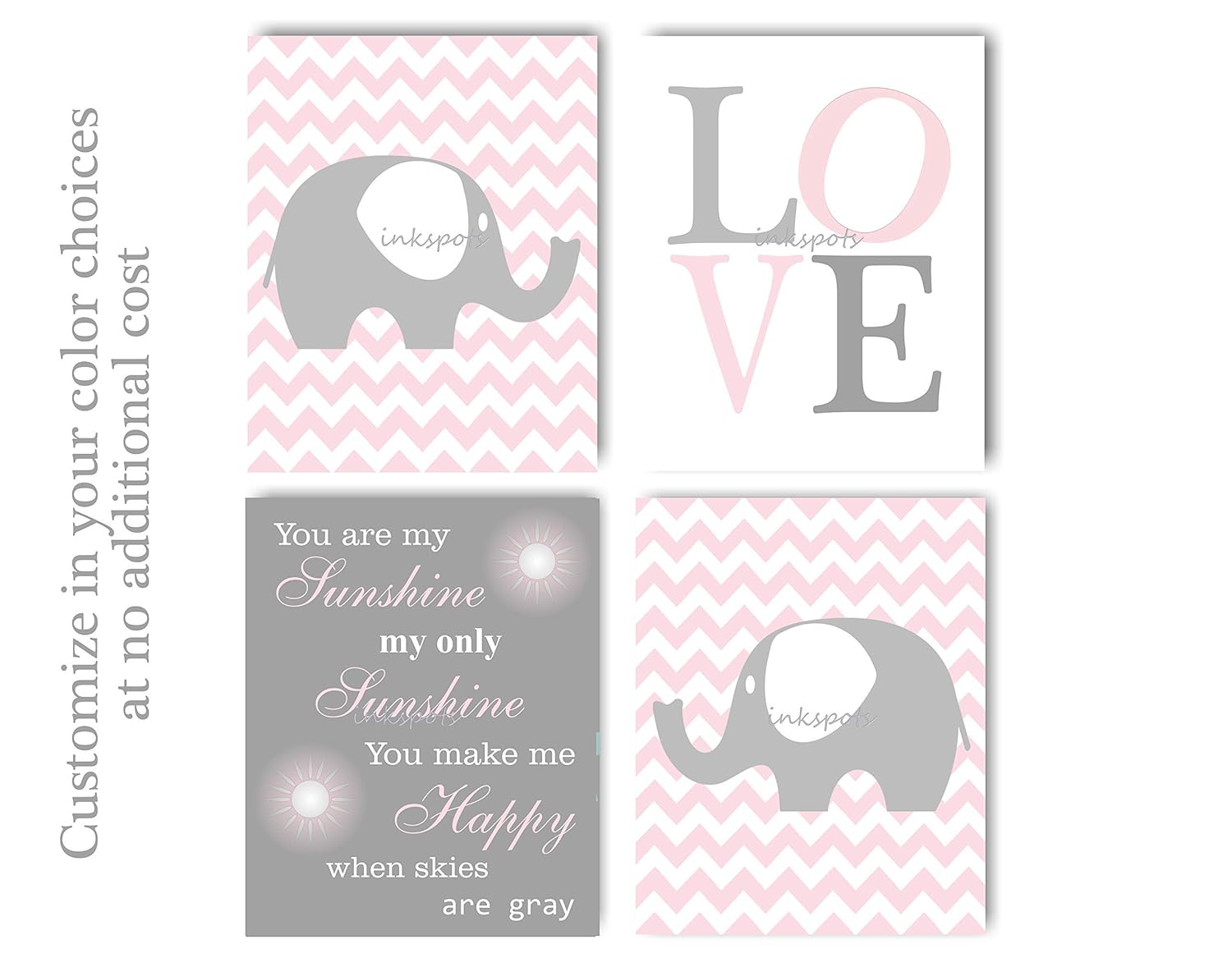 baby girl elephant nursery decor