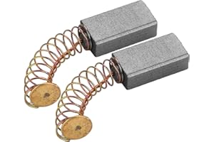 VIKYE 15x8x5mm 125 Motor Carbon Brush, 20pcs Motor Carbon Brushes Replacement for Hammer Drill Motor, Electric Motor or Generator