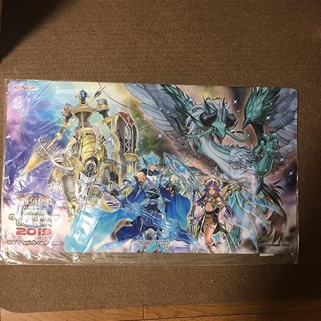 Amazon 遊戯王 公式 プレイマット Wcq 星杯 聖杯 オルフェゴール イヴ アストラム 新品未開封 トレカ 通販