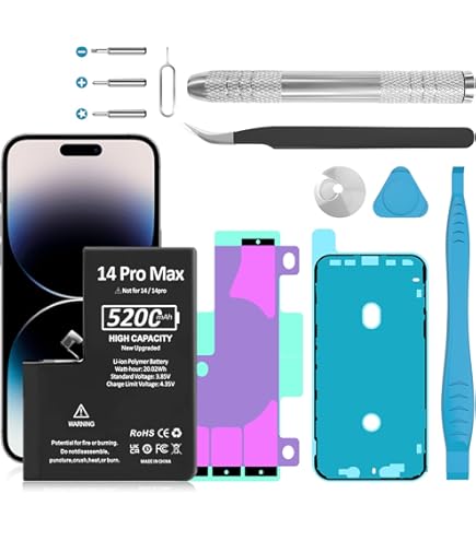 High-capacity, safe, long-lasting iPhone 14 Pro Max battery.