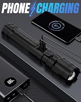 Maxesla Rechargeable LED Torch 3000mAh Battery Super Bright IPX5 Waterproof 5 view 4