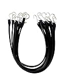 ABN EPDM Rubber Bungee Cords - 31in Black Rubber