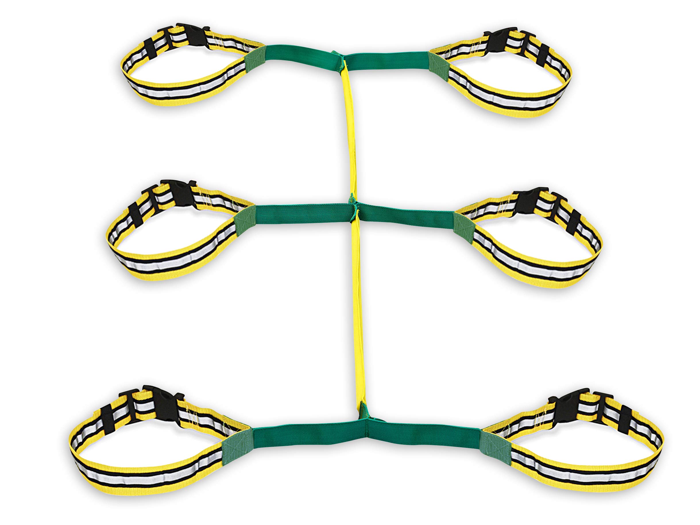 Walkodile Safety Web (6 child), Kid's Walking Rope. Teacher Designed. Premium Quality. Includes Free Learning Games for Walks Guide — image 1