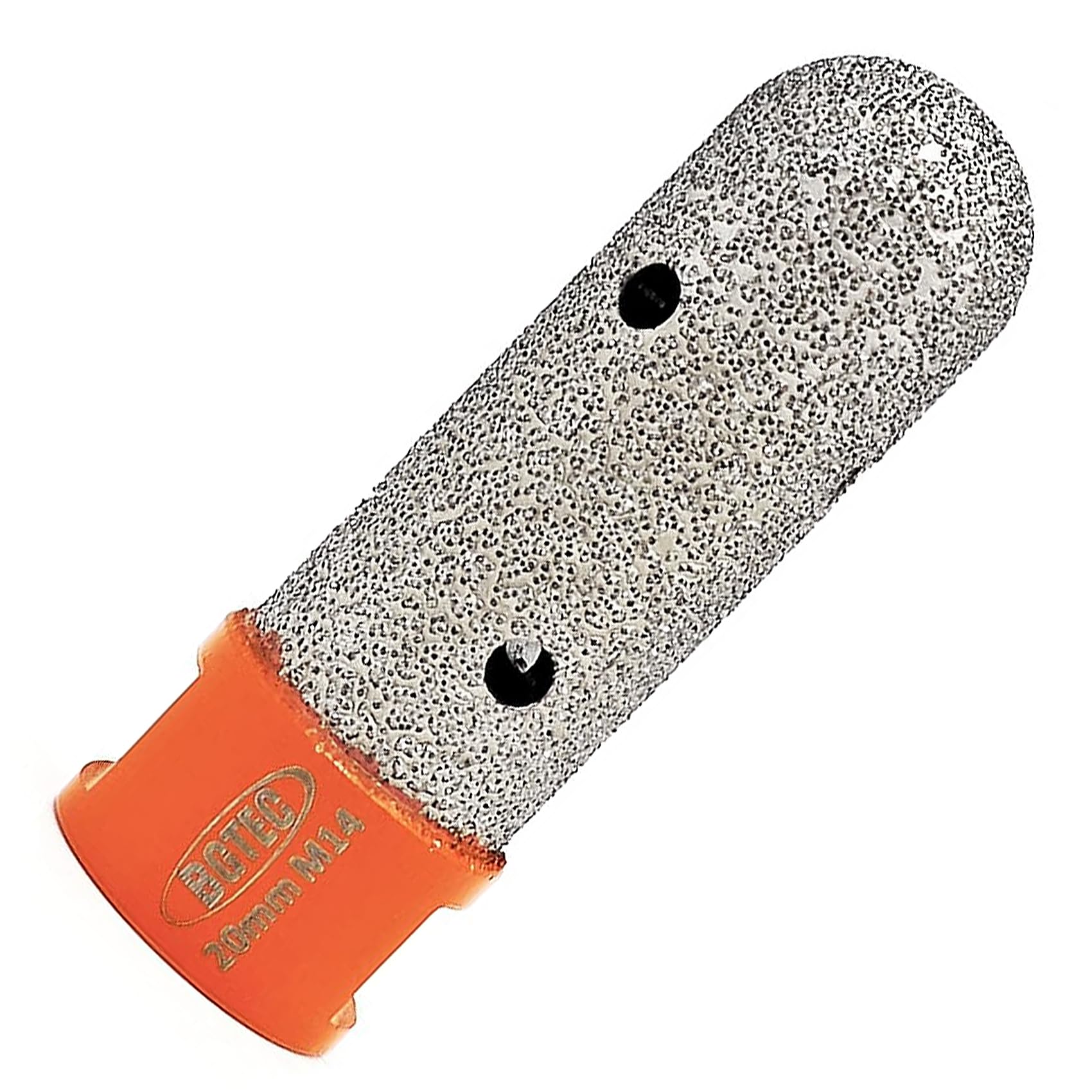 BGTEC Diamond Finger Bit 20mm M14 Thread Vacuum Brazed Diamond Milling Bit Enlarging and Shaping Round Bevel Existing Holes for Tile Stone Porcelain Hard Ceramic Marble Granite Countertop