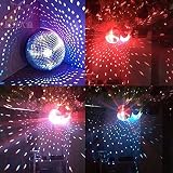 Devan 20CM Silver Mirror Ball Disco Party Hanging Decor view 6