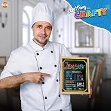 SOL Chalkboard with Chalk & Eraser Set 21x28cm Wooden Frame Portable view 4