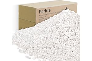 ANSTEEP 12QT Perlite for Plants, 3-6mm Horticultural Medium pearlight for Indoor & Outdoor, perilite Bulk Soil Amendment for Enhanced Drainage and Growth…