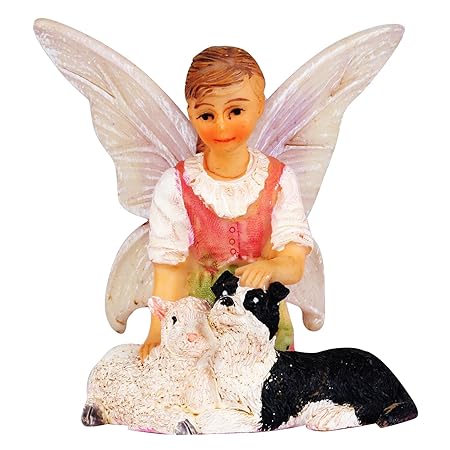 Wonderland Plastic Shepherdess Fairy, 2.2 inches, Multicolour, 1 Piece