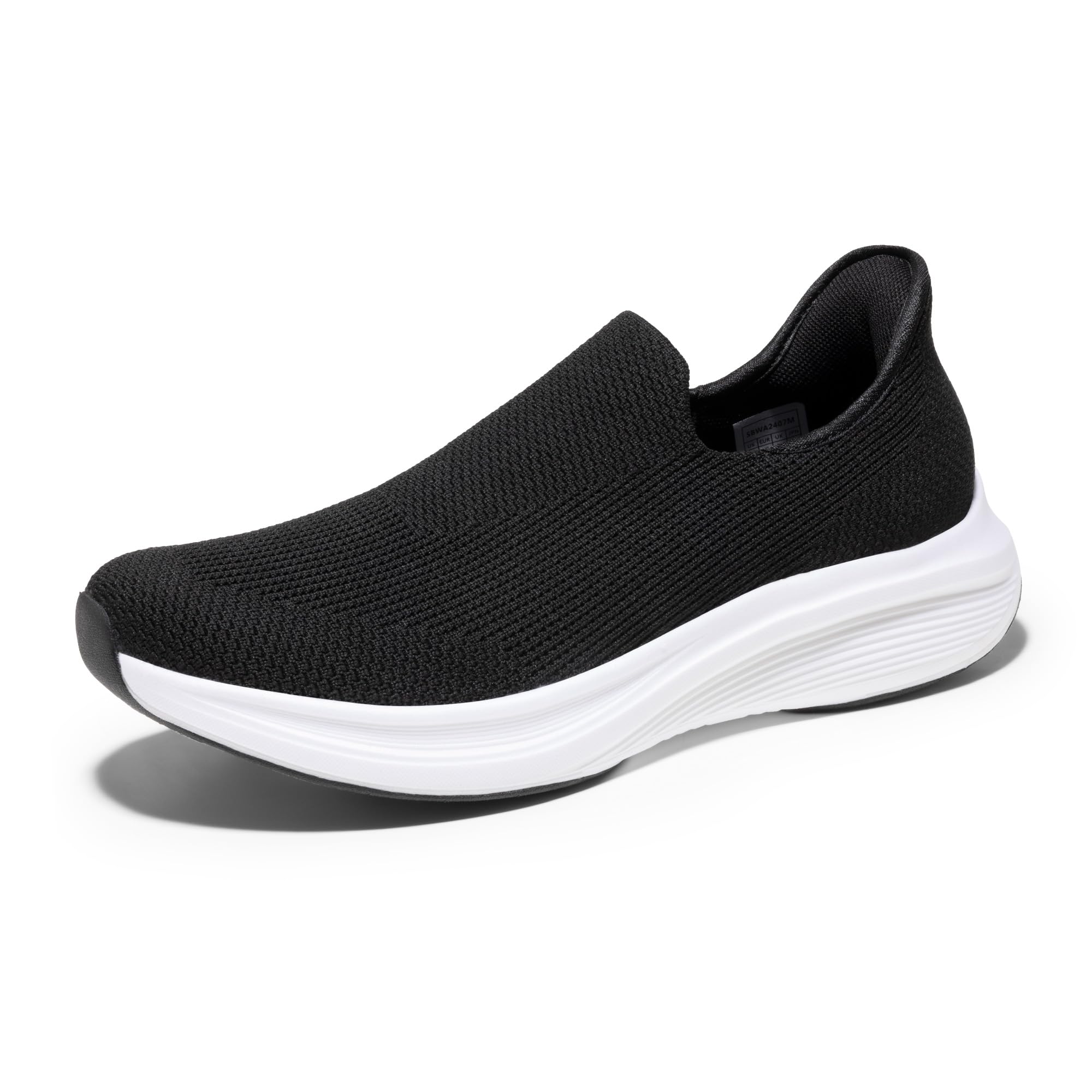 Photo 1 of Bruno Marc Men's Hands Free Slip-on Loafers Comfortable Walking Shoes Breathable Knit Casual Sneakers,Size 11,Black,SBWA2407M