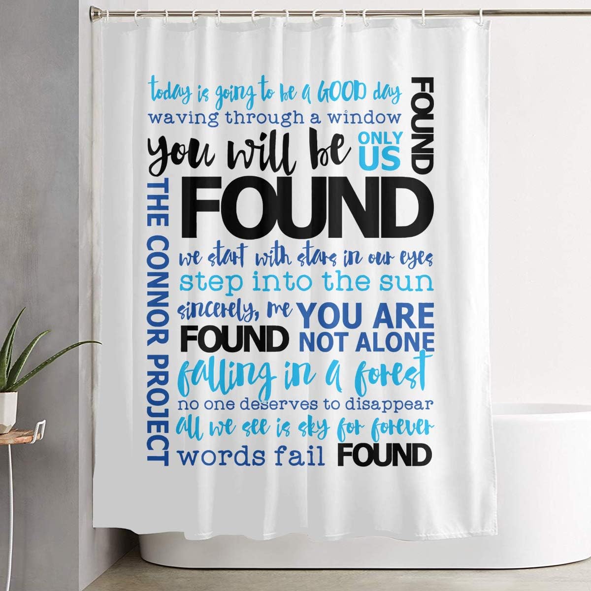 Amazon Com Alberto J Campbell Dear Evan Hansen Shower Curtain