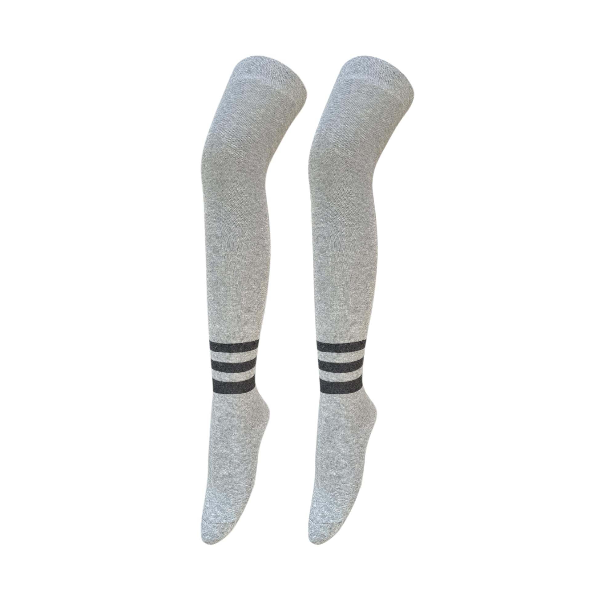 Bestjybt Women Thigh High Socks Cotton Warm Over