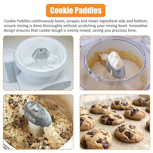 NutriMill Cookie Paddles With Metal Whip Drive