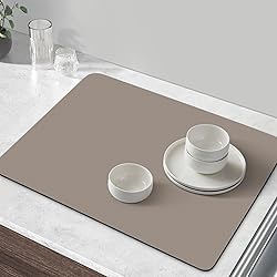 WISELIFE Coffee Mat Super Absorbent Dish Drying Mat