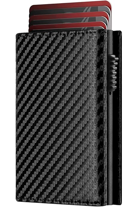 Cartera Rfid Lukovee Billetera Tarjetero Hombre Cuero, Hombre