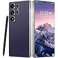 Huness I25 Ultra Unlocked Cell Phone,Built in Pen,12+512GB Unlocked Phone, Android 14 Battery 7000mAh 6.99" HD Screen Smartphone, 5G/Face ID/Fingerprint Lock/Dual SIM/GPS (Deep Purple, 12+512)