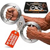 Exura Forearm Trainer &amp; Strengthener, Wrist Exerciser, Burn Machine | Adjustable resistance 0 to 125 lb, rotating arm trainer and forearm strengthener, solid iron, for boxing and arm wrestling