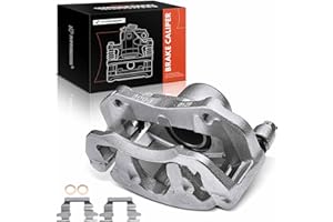 A-Premium Disc Brake Caliper Assembly with Bracket Compatible with Select Acura, Honda and Isuzu Models - SLX, Amigo, Passport, Axiom, Rodeo, Rodeo Sport, Trooper - Front Right Passenger Side