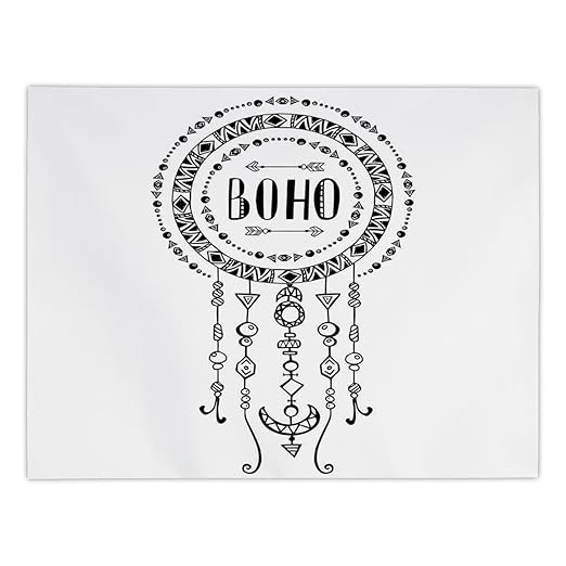 Iprint Mantel Rectangular De Satén Letra T Diseño De La