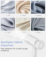 BEAUTURAL Clothes Steamer Foldable Portable 1000W 30s Heat Up White view 5